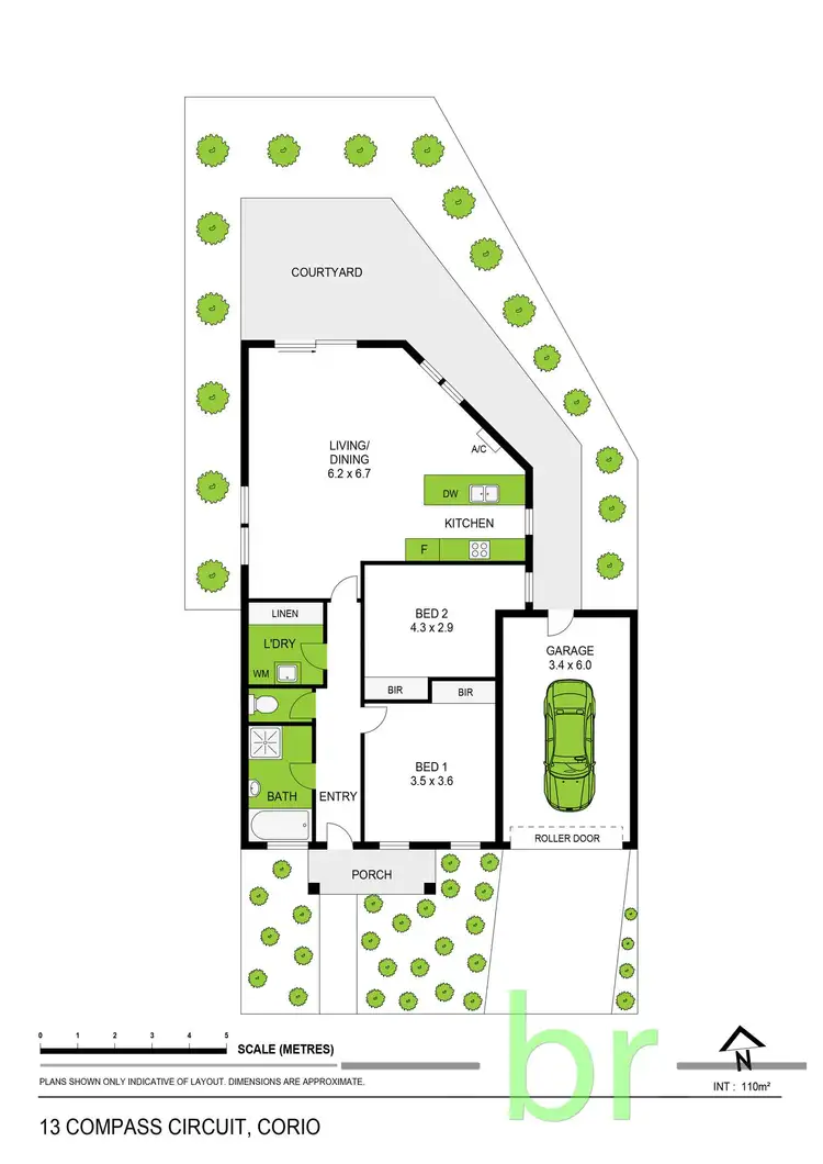 Floorplan of Homely house listing, 13 Compass Circuit, Corio VIC 3214