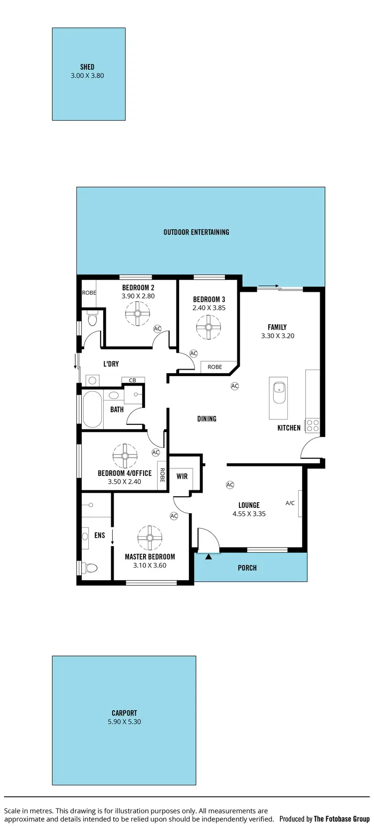Floorplan of Homely house listing, 29 Darwendale Street, Huntfield Heights SA 5163