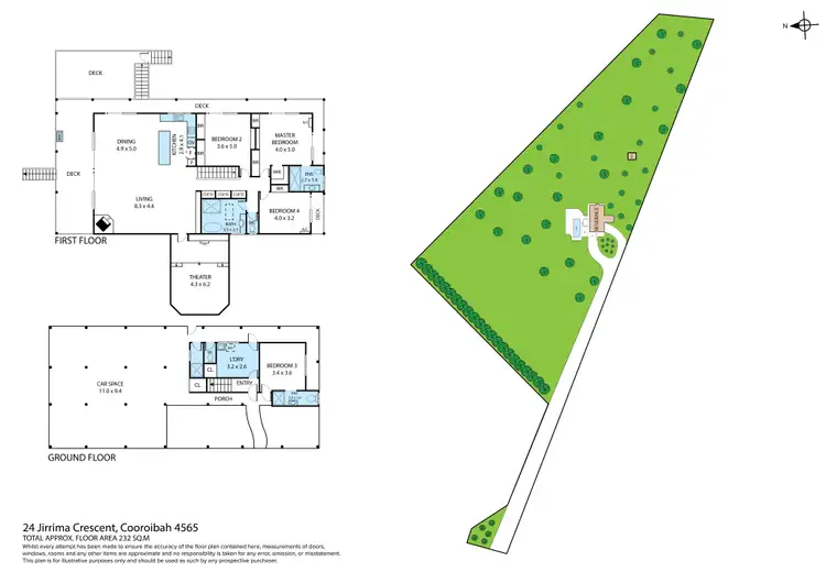 Floorplan of Homely house listing, 24 Jirrima Crescent, Cooroibah QLD 4565