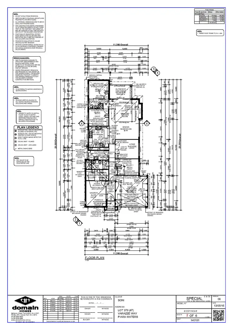 Floorplan of Homely house listing, 7 Varazze Way, Piara Waters WA 6112