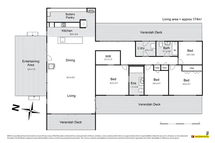 Floorplan of Homely house listing, Address available on request