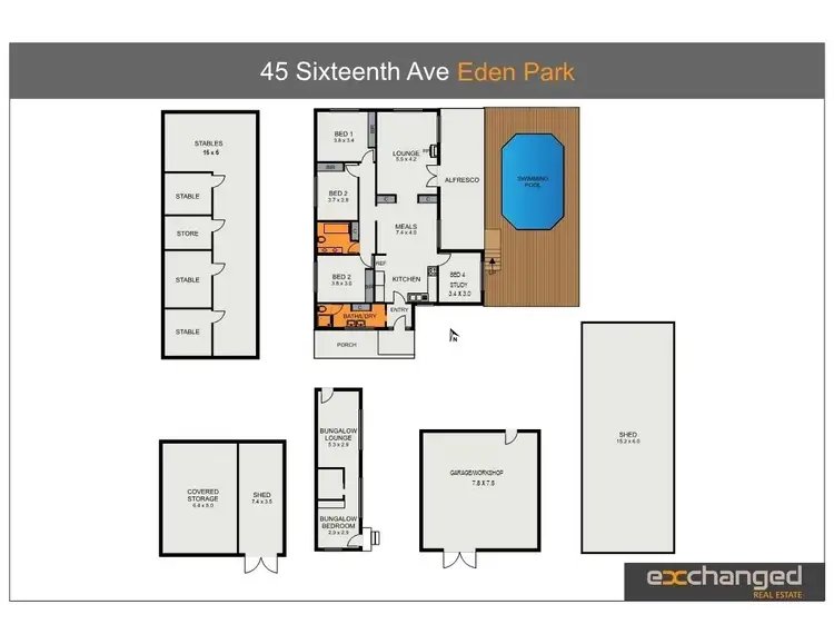 Floorplan of Homely rural property listing, 45 Sixteenth Ave, Eden Park VIC 3757