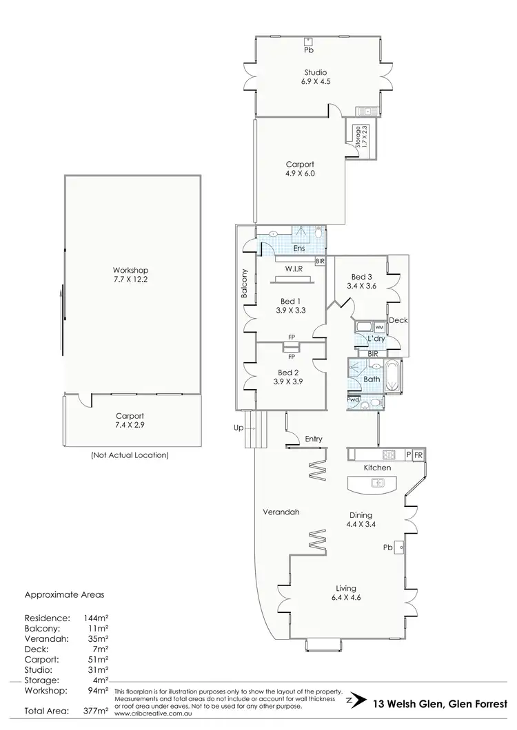 Floorplan of Homely house listing, 13 Welsh Glen, Glen Forrest WA 6071