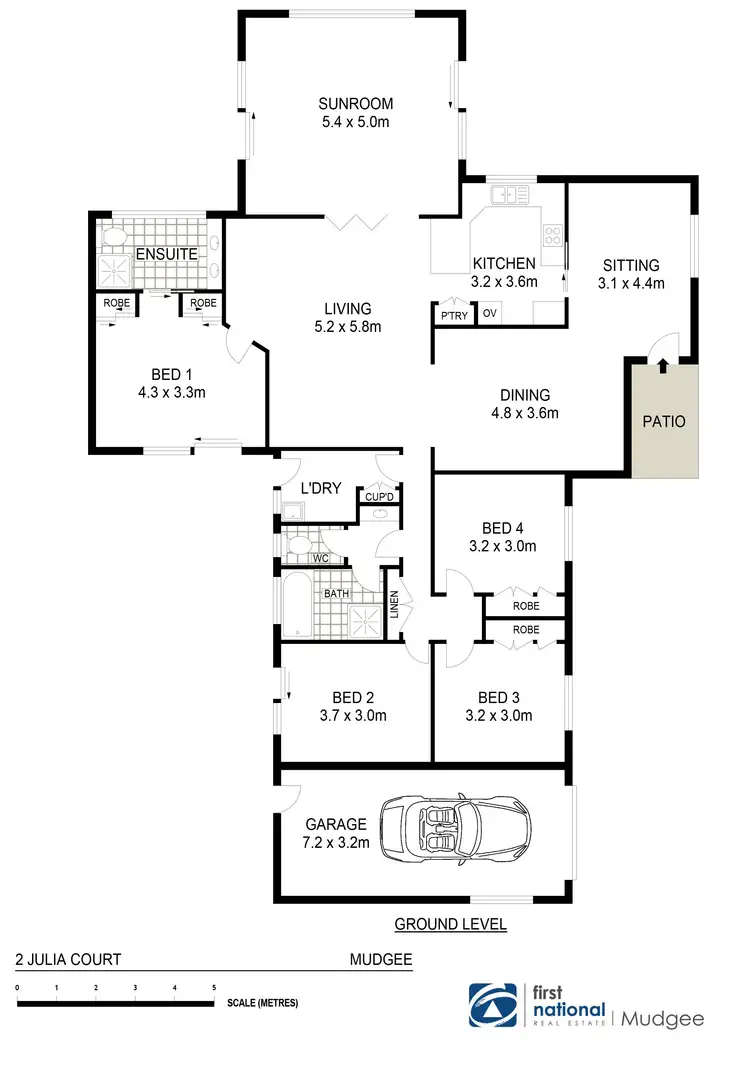 Floorplan of Homely house listing, 2 Julia Court, Mudgee NSW 2850