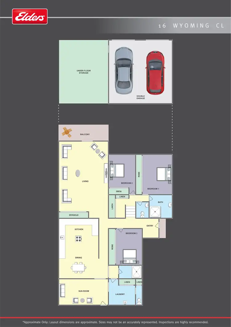 Floorplan of Homely house listing, 16 WYOMING CLOSE, Taree NSW 2430