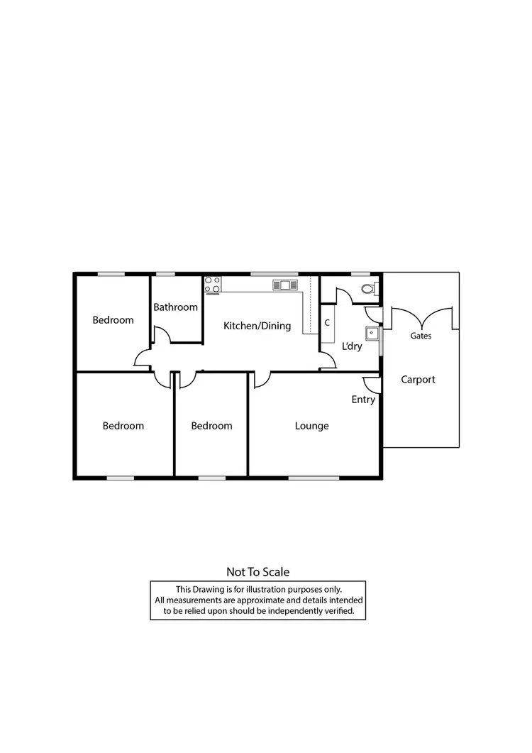 Floorplan of Homely house listing, 23 GUM CRESCENT, Gawler West SA 5118