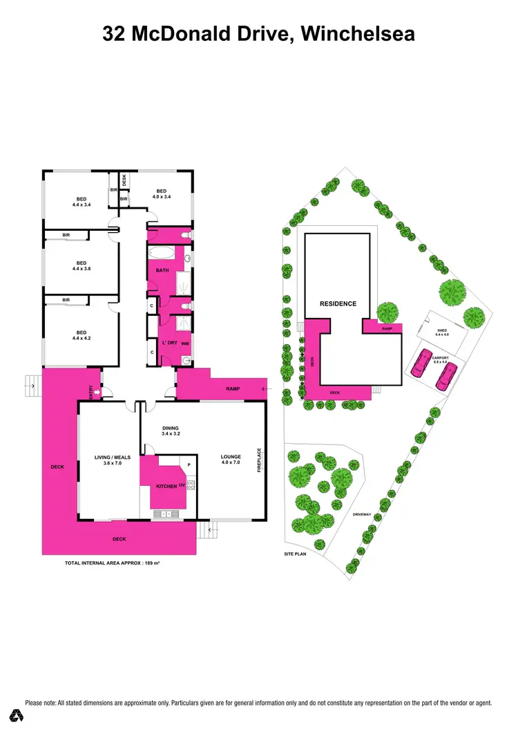 Floorplan of Homely house listing, 32 McDonald Drive, Winchelsea VIC 3241