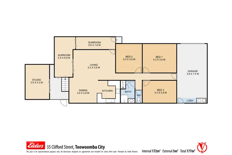 Floorplan of Homely house listing, 35 Clifford Street, Toowoomba City QLD 4350