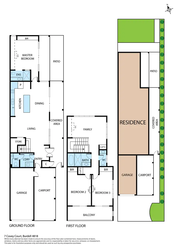 Floorplan of Homely house listing, 7 Covey Court, Burdell QLD 4818