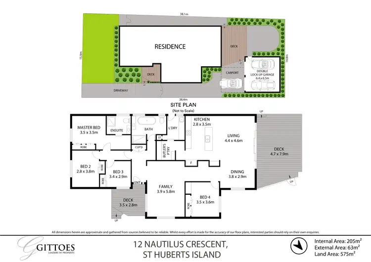 Floorplan of Homely house listing, 12 Nautilus Cresent, St Huberts Island NSW 2257