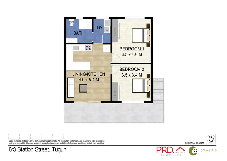 Floorplan of Homely unit listing, 6/3 Station Street, Tugun QLD 4224