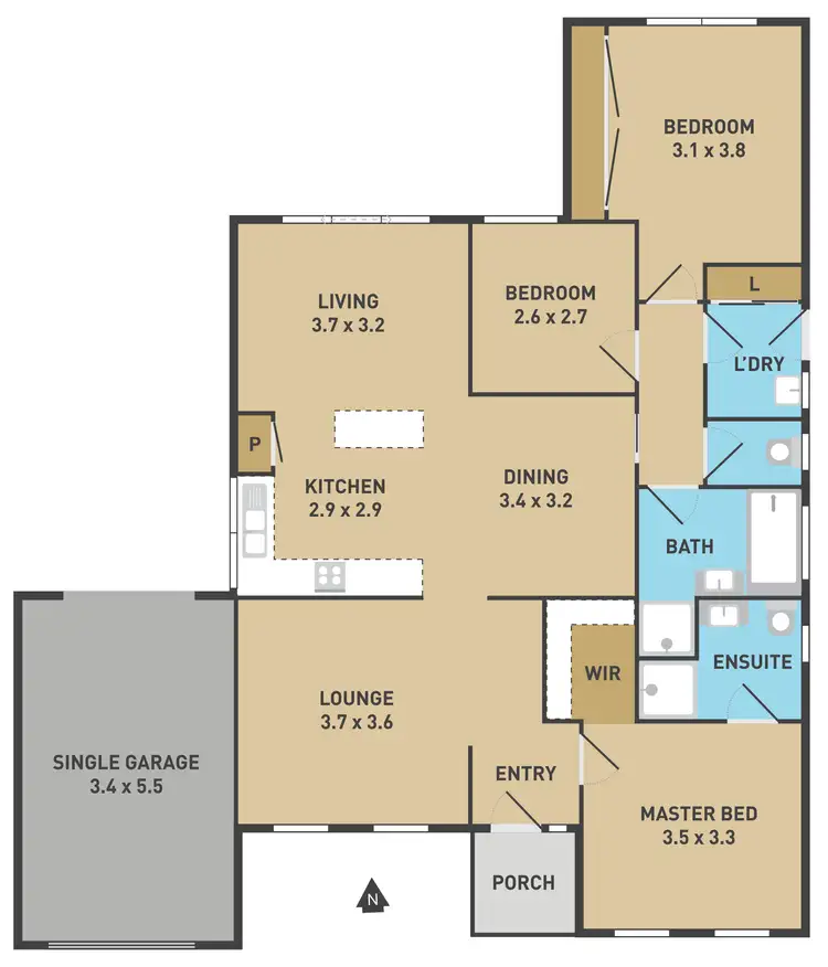 Floorplan of Homely house listing, 32 Strickland Crescent, Burnside VIC 3023