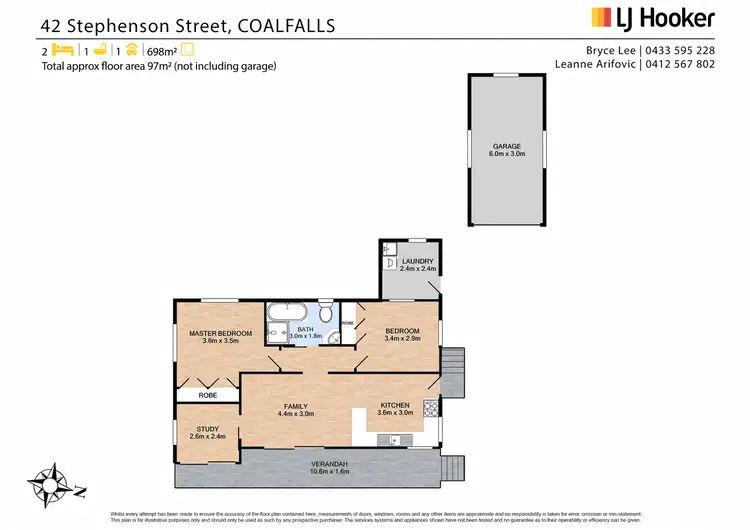 Floorplan of Homely house listing, 42 Stephenson Street, Coalfalls QLD 4305