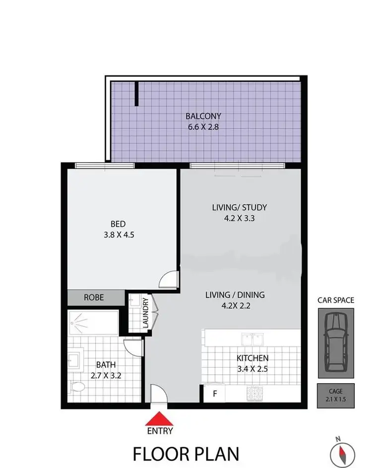 Floorplan of Homely apartment listing, 26/235 Homebush Road, Strathfield NSW 2135