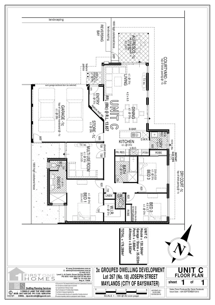 Floorplan of Homely villa listing, 18B Joseph Street, Maylands WA 6051