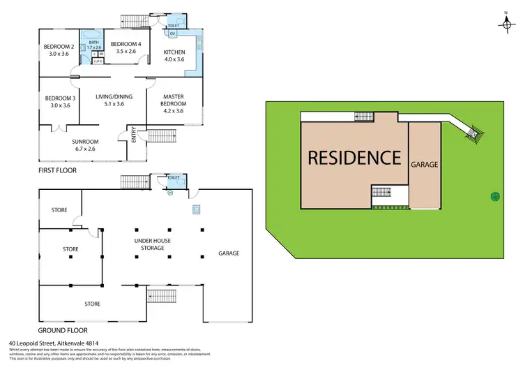 Floorplan of Homely house listing, 40 Leopold Street, Aitkenvale QLD 4814
