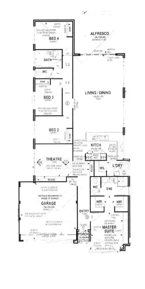 Floorplan of Homely house listing, 43 Manhattan Concourse, Hilbert WA 6112