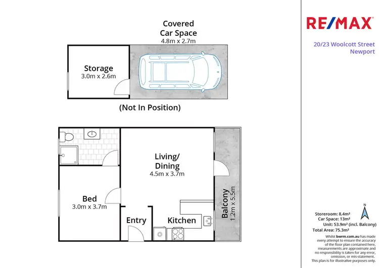 Floorplan of Homely unit listing, 20/23 Woolcott St, Newport NSW 2106
