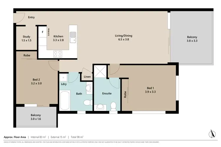 Floorplan of Homely apartment listing, 25/95 Beckett Road, Mcdowall QLD 4053