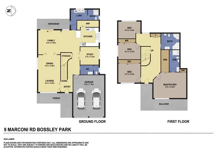 Floorplan of Homely house listing, 9 Marconi Road, Bossley Park NSW 2176