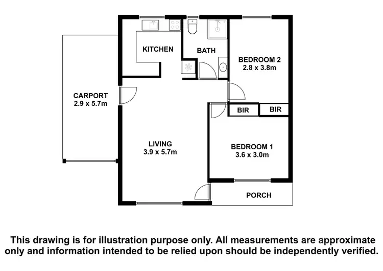 Floorplan of Homely unit listing, 25/184 Jubilee Highway West, Mount Gambier SA 5290