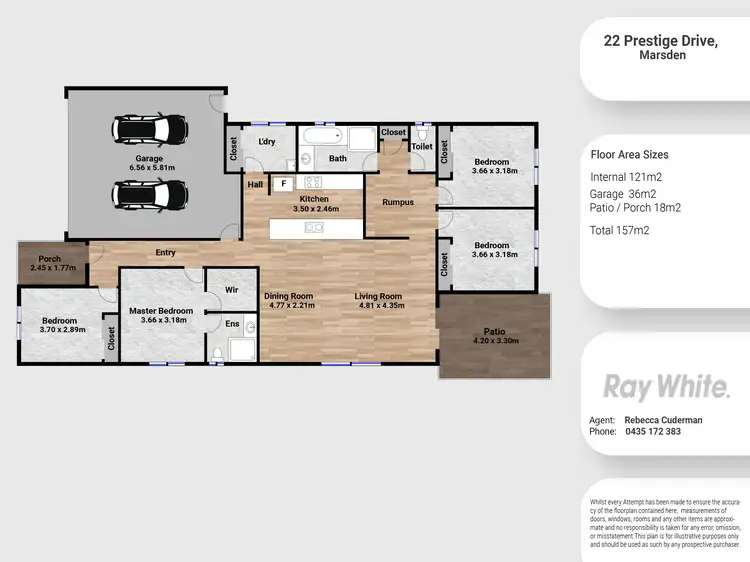 Floorplan of Homely house listing, 22 Prestige Drive, Marsden QLD 4132