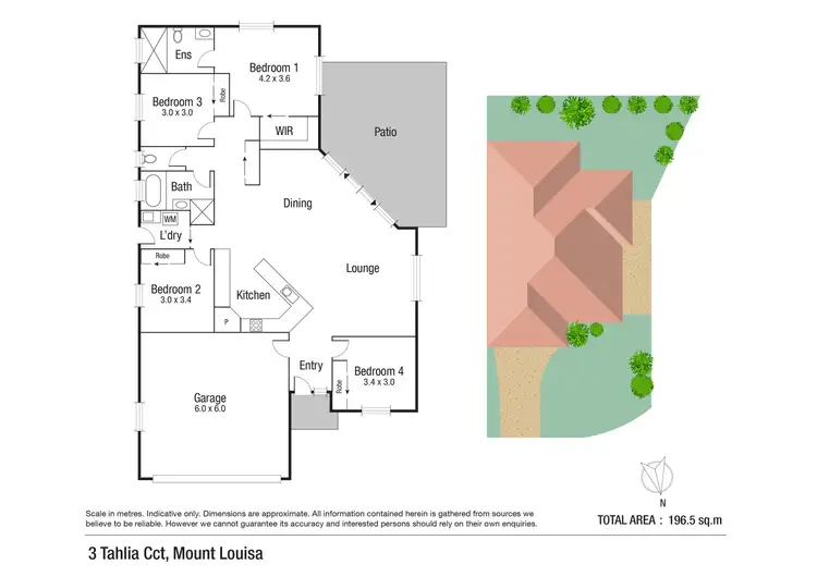 Floorplan of Homely house listing, 3 Tahlia Circuit, Mount Louisa QLD 4814