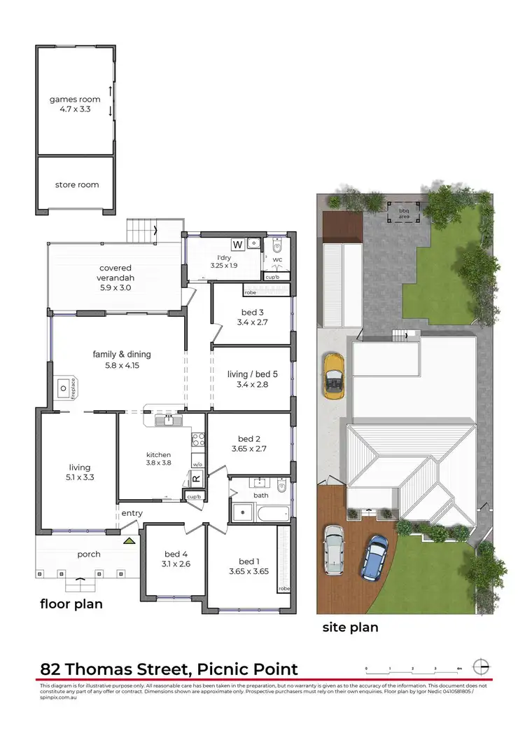 Floorplan of Homely house listing, 82 Thomas Street, Picnic Point NSW 2213