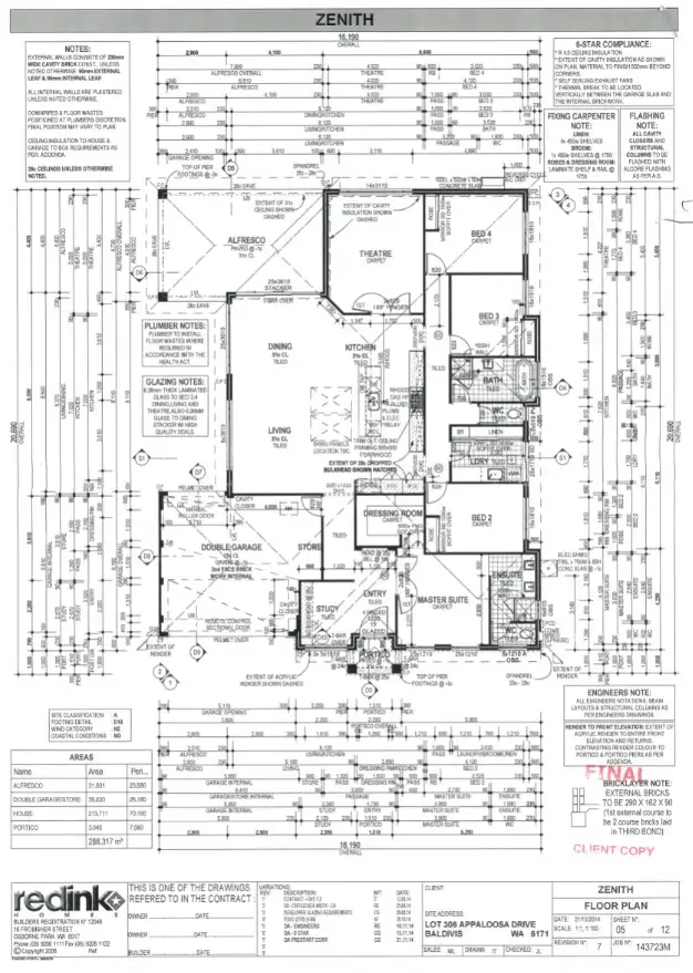 Floorplan of Homely house listing, 57 Appaloosa Drive, Baldivis WA 6171