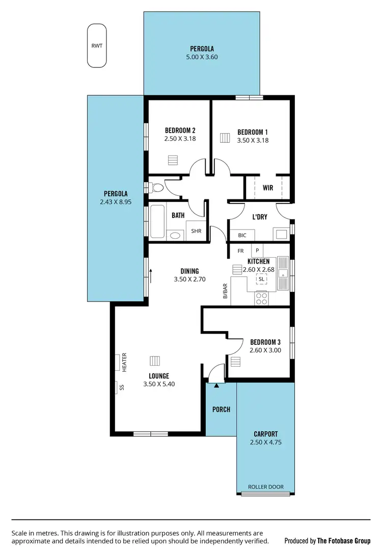 Floorplan of Homely house listing, 11 Pitcairn Circuit, Seaford Rise SA 5169