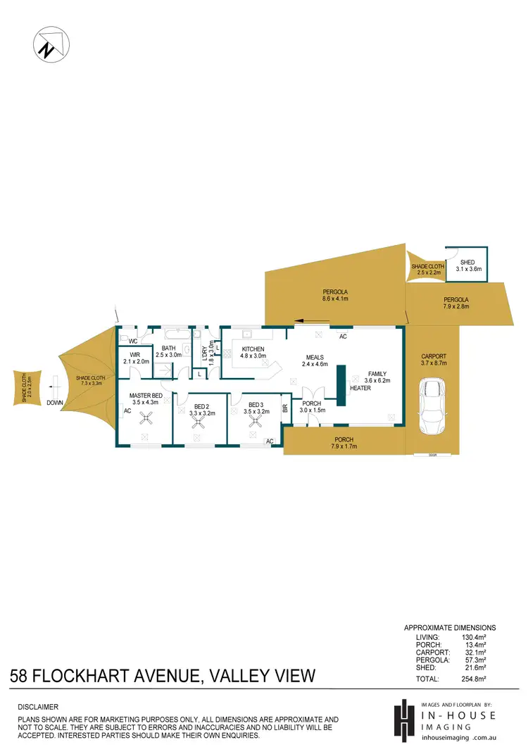 Floorplan of Homely house listing, 58 Flockhart Avenue, Valley View SA 5093