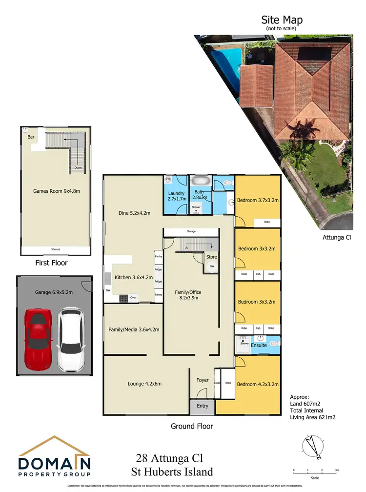 Floorplan of Homely house listing, 28 Attunga Close, St Huberts Island NSW 2257