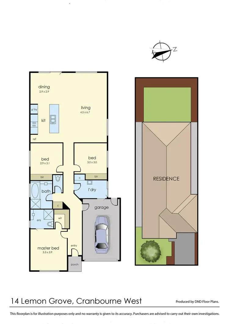 Floorplan of Homely house listing, 14 Lemon Grove, Cranbourne West VIC 3977