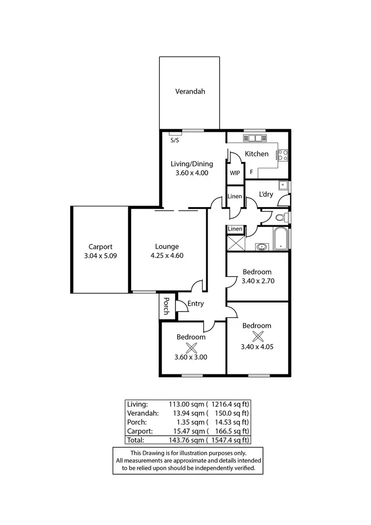 Floorplan of Homely house listing, 19 Anderson Cres, Port Augusta West SA 5700