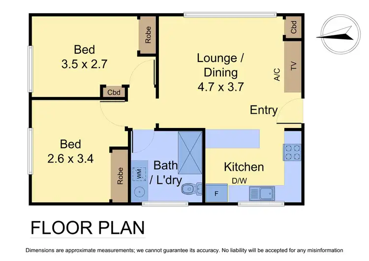 Floorplan of Homely unit listing, 5/82 Madden Grove, Burnley VIC 3121