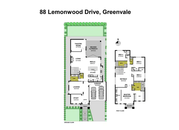 Floorplan of Homely house listing, 88 Lemonwood Drive, Greenvale VIC 3059