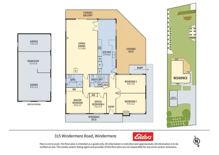 Floorplan of Homely house listing, 315 Windermere Road, Windermere TAS 7252