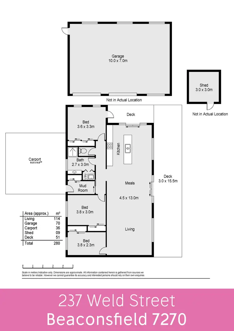 Floorplan of Homely house listing, 237 Weld Street, Beaconsfield TAS 7270