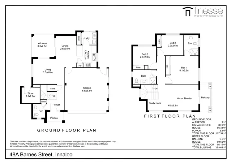 Floorplan of Homely house listing, 48A Barnes Street, Innaloo WA 6018