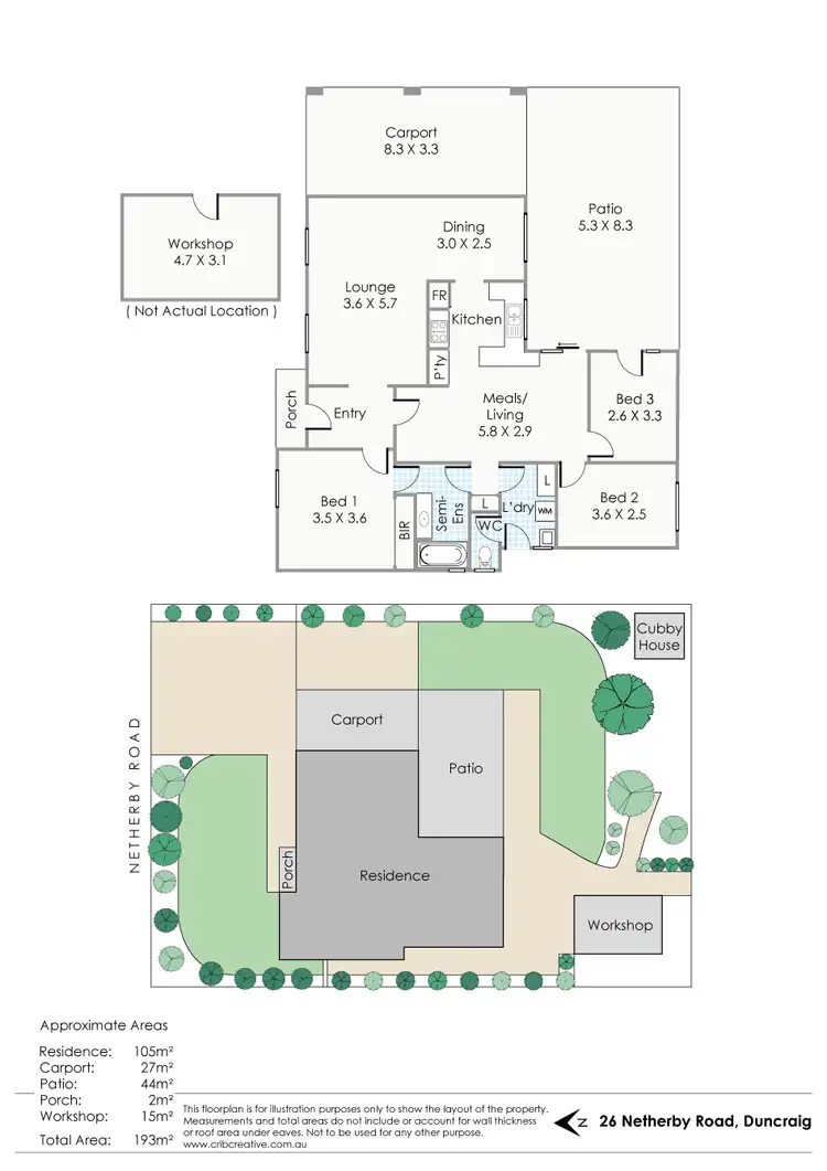 Floorplan of Homely house listing, 26 Netherby Road, Duncraig WA 6023
