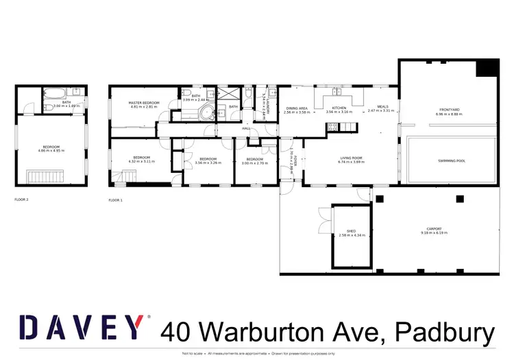 Floorplan of Homely house listing, 40 Warburton Avenue, Padbury WA 6025