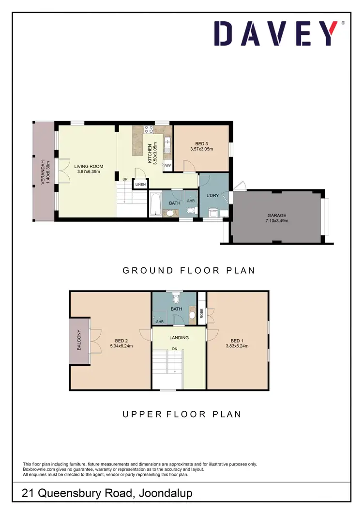 Floorplan of Homely house listing, 21 Queensbury Road, Joondalup WA 6027
