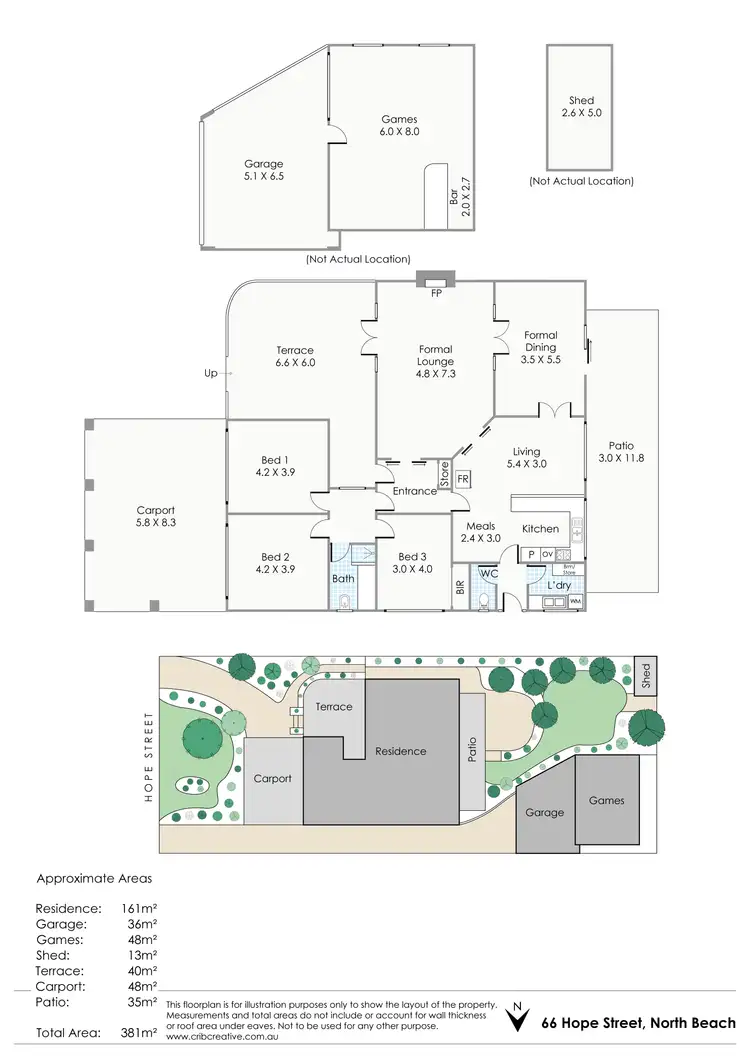 Floorplan of Homely house listing, 66 Hope Street, North Beach WA 6020