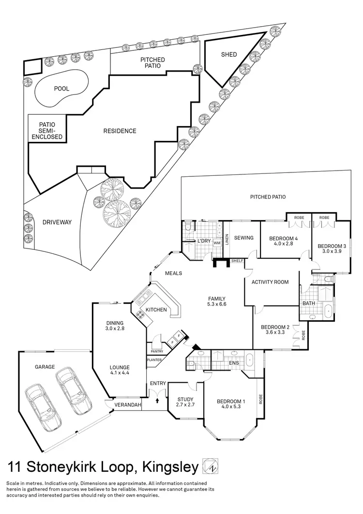 Floorplan of Homely house listing, 11 Stoneykirk Loop, Kingsley WA 6026