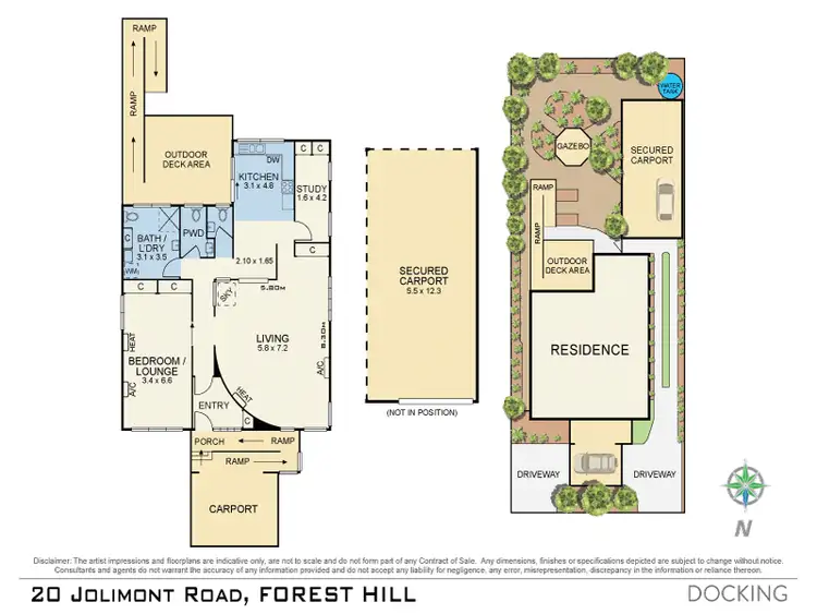 Floorplan of Homely house listing, 20 Jolimont Road, Forest Hill VIC 3131