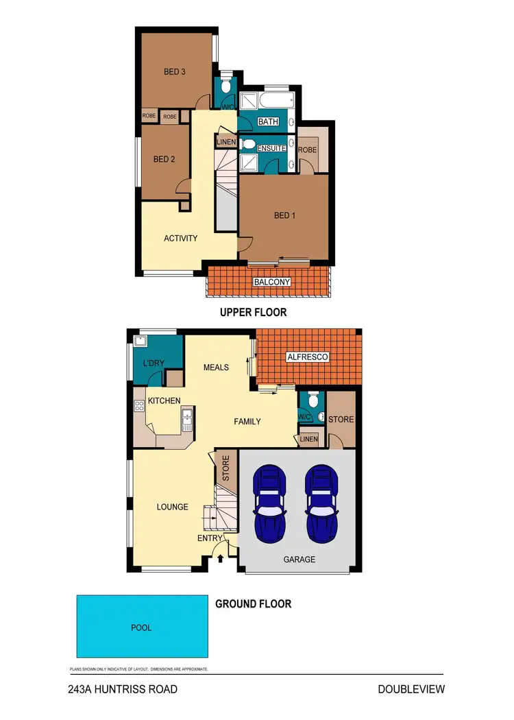 Floorplan of Homely house listing, 243a Huntriss Road, Doubleview WA 6018