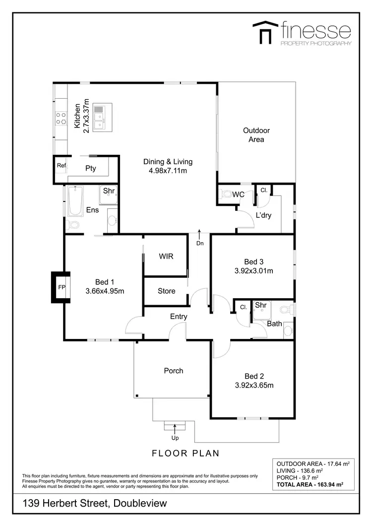 Floorplan of Homely house listing, 139 Herbert Street, Doubleview WA 6018
