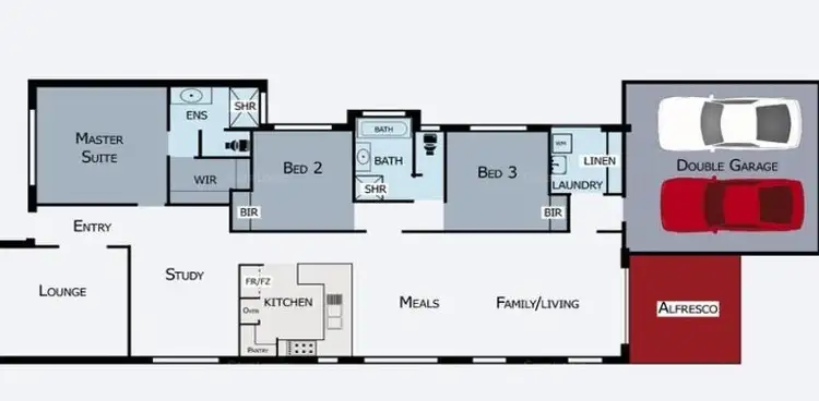 Floorplan of Homely house listing, 7 Whimbrel Vista, Tapping WA 6065