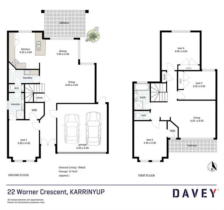 Floorplan of Homely house listing, 22 Worner Crescent, Karrinyup WA 6018