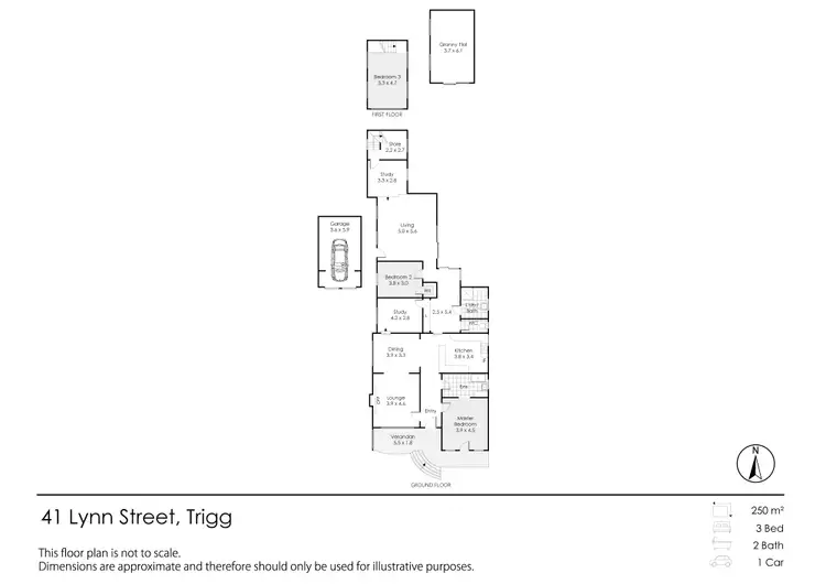Floorplan of Homely house listing, 41 Lynn Street, Trigg WA 6029